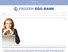 Tablet Screenshot of eggfreezing.com